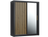 Szafa_rozsuwna_Monako_Black_lamele_mirror_Pack