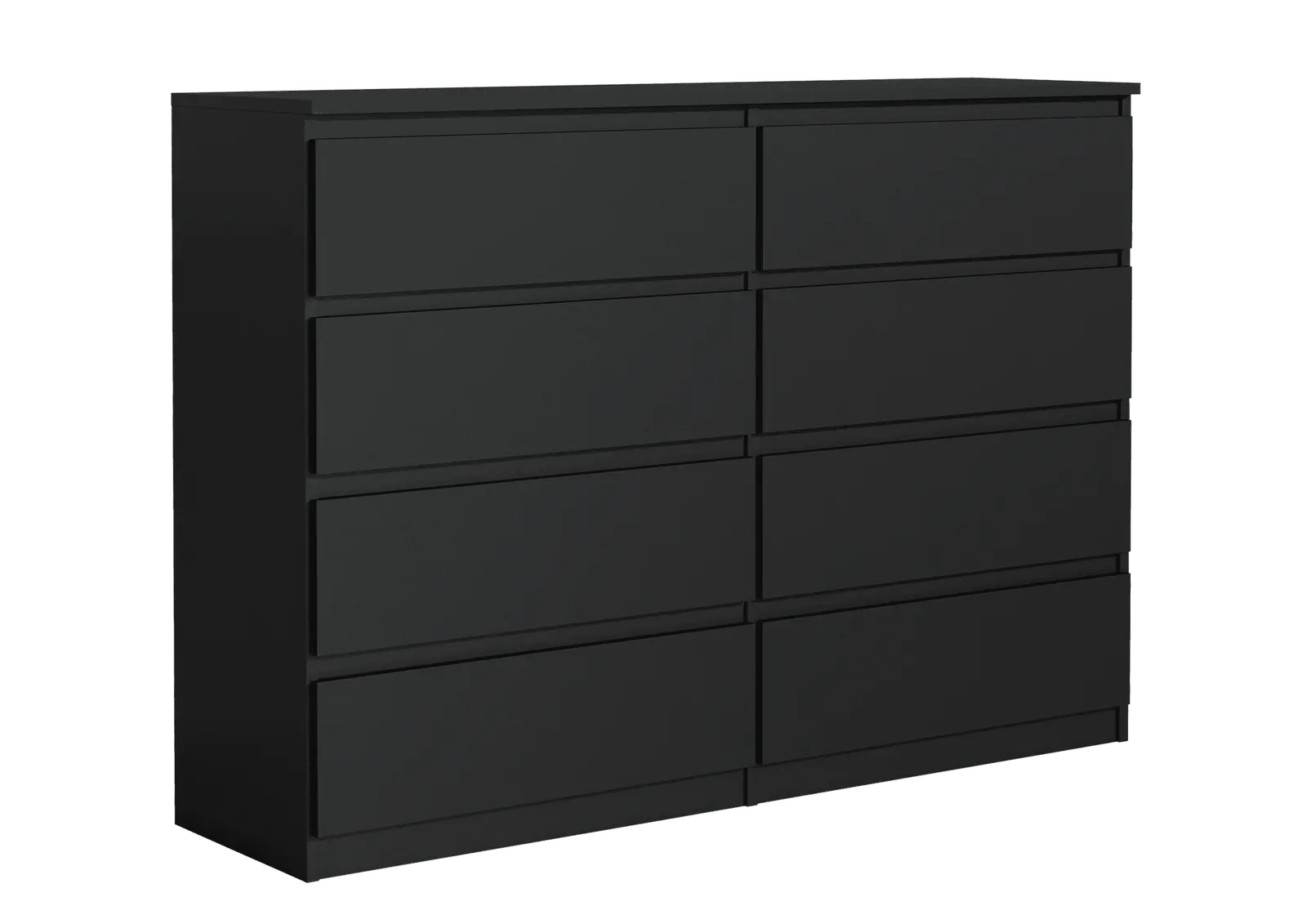 Komoda_8_SZ_140_black_mat_diag