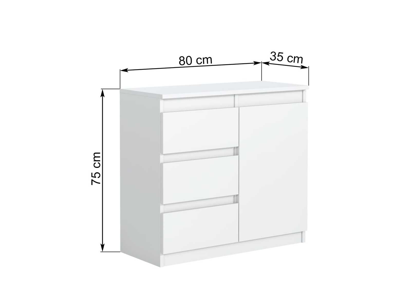 Komoda_1D_3Sz_white_mat_diag_wymiar