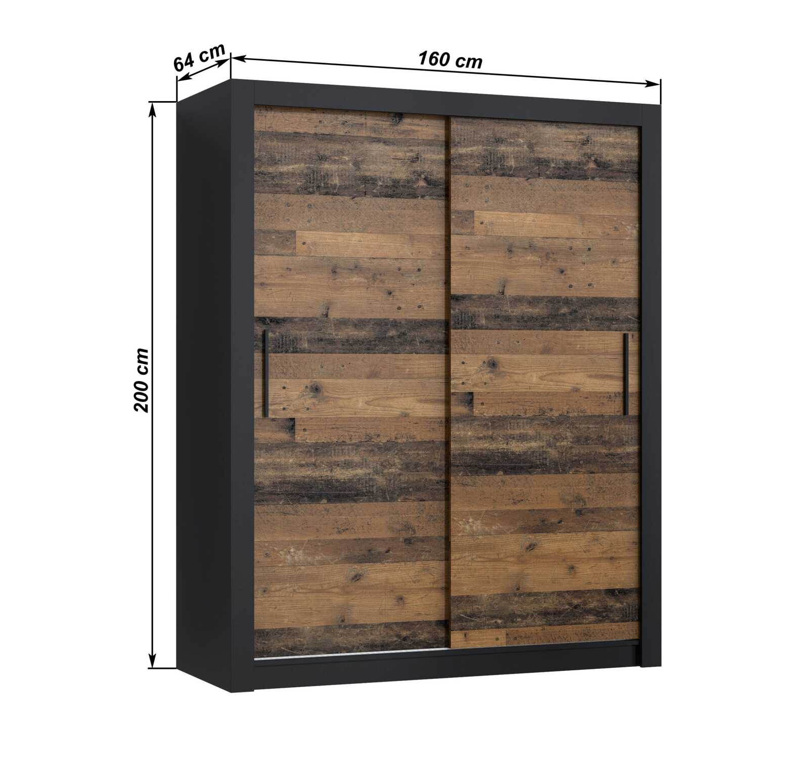 Szafa_rozsuwna_Monako_black_old_wood_Pack_wymiar