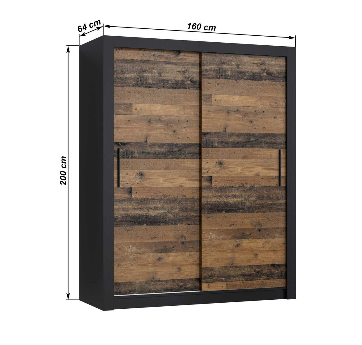 Szafa_rozsuwna_Monako_black_old_wood_Pack_wymiar