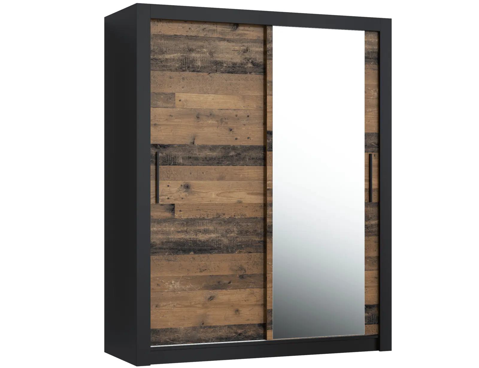 Szafa_rozsuwna_Monako_black_old_wood_lustro_Pack