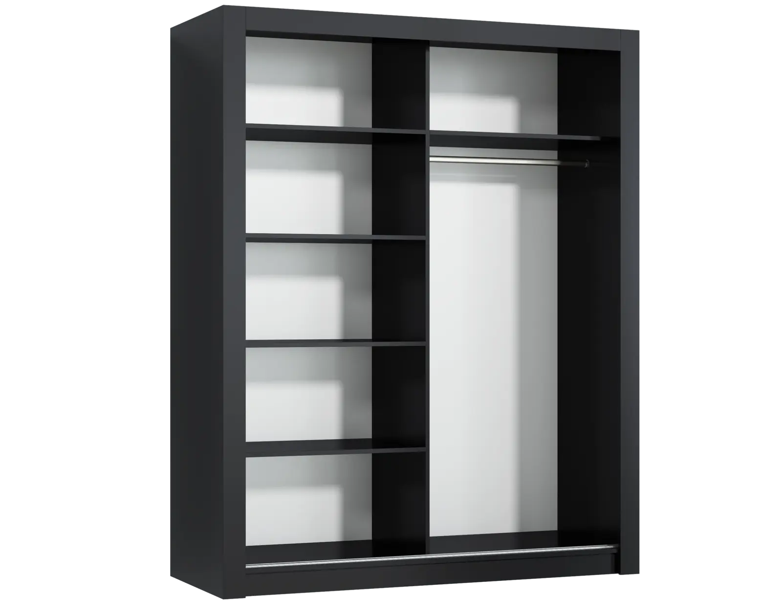 Szafa_rozsuwna_Monako_Black_white_mirror_open_Pack