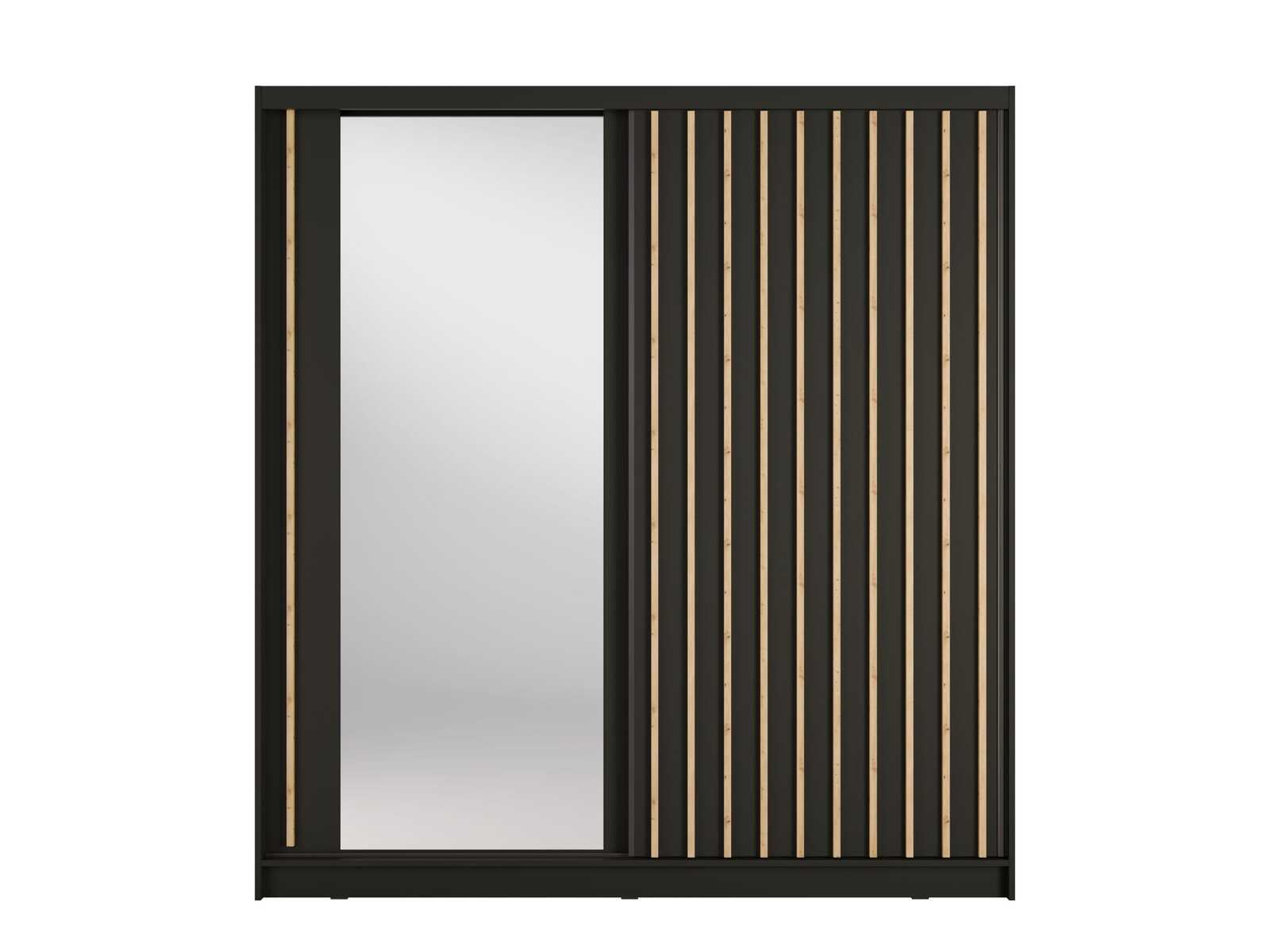 ALUNA 11 – Szafa 2d_PU1001 Czarny Onyx_1B0001