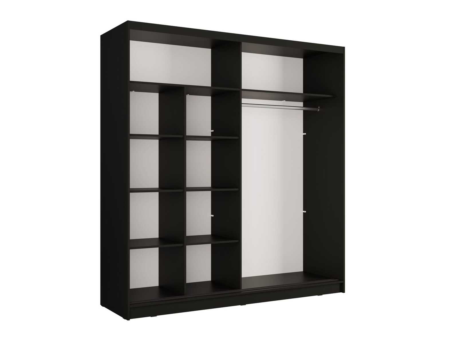 ALUNA 11 – Szafa 2d_PU1001 Czarny Onyx_1C0001