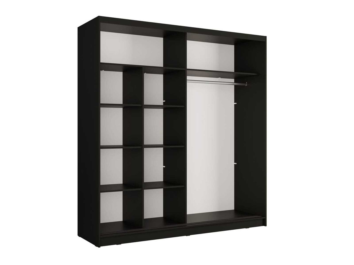 ALUNA 11 – Szafa 2d_PU1001 Czarny Onyx_1C0001