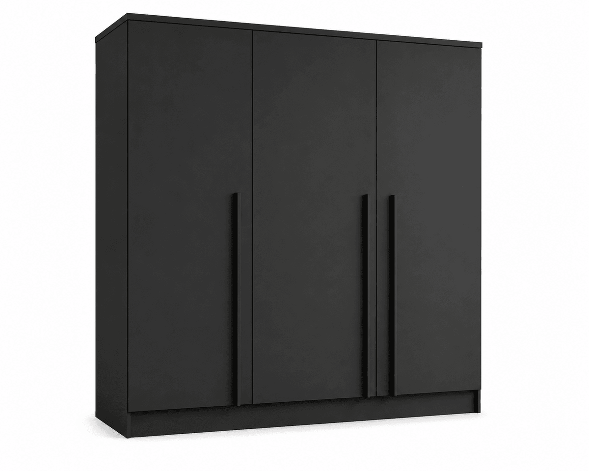 pro-meubels-kledingkast-istanbul-150cm-zwart-mat-packshot