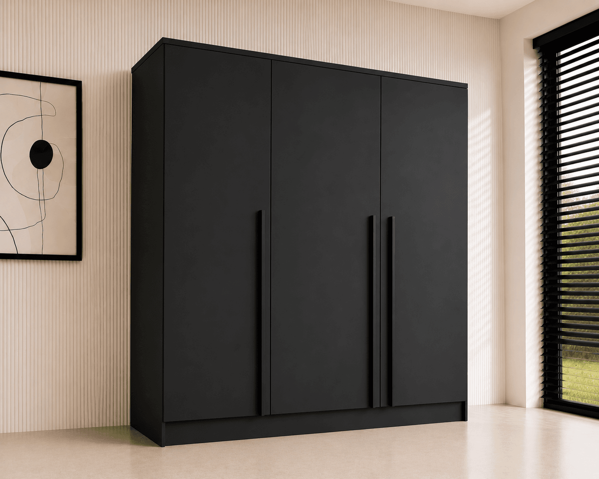 pro-meubels-kledingkast-istanbul-150cm-zwart-mat