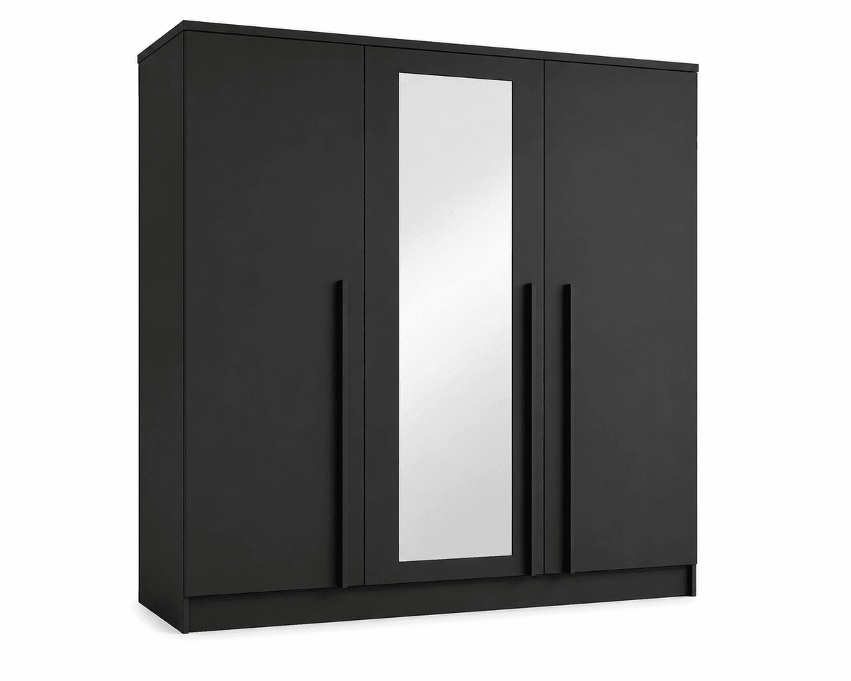 pro-meubels-kledingkast-istanbul-150cm-zwart-mat-packshot
